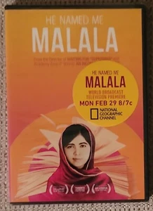 He Named Me Malala DVD Documentary 2015 NEW Factory Sealed Malala Yousafzai - Imagen 1 de 2