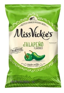 🟠 Neu Limited Edition Miss Vickies Jalapeno Pfeffer würzig aromatisierte Chips 8oz - Bild 1 von 2