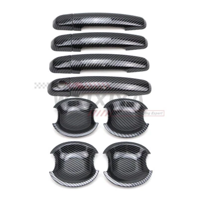 Door Handle + Bowl Cover For Suzuki Swift SX-4 2006-2009 ABS Protection Trim Kit - Image 1 of 4