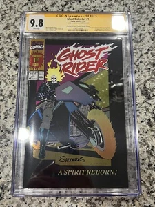 Ghost Rider #1 Foil Mexican Variant MegaCon CGC SS 9.8 Signed Javier Saltares - Picture 1 of 7