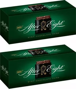 2 x Nestle AFTER EIGHT Chocolate Pralines Mint Flavour Box 2 x 200g / 7oz - Picture 1 of 3