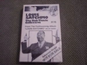 SEALED RARE PROMO Louis SATCHMO Armstrong CASSETTE TAPE Bob Thiele Collective 92 - Picture 1 of 2