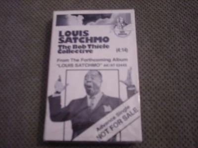 SEALED RARE PROMO Louis SATCHMO Armstrong CASSETTE TAPE Bob Thiele Collective 92 - Image 1 of 2