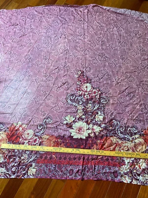 Pure Silk 100% Silk Georgette Chiffon Fabric 44” wide by YARD Sewing summer - Image 1 of 4