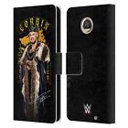 Official Wwe Baron Corbin Leather Book Wallet Case Cover For Motorola Phones