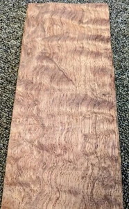 Wasserfall Bubinga Holzfurnier 4" x 9" roh keine Unterlage AA Klasse 1/42" dick - Bild 1 von 3