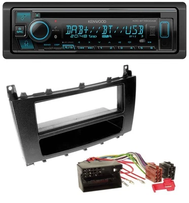 Kenwood Bluetooth DAB CD MP3 USB Autoradio für Mercedes CLK W209 C-Klasse W203 - Bild 1 von 4
