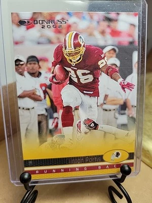 2022 Panini Donruss Retro 2002 Clinton Portis No. 32 Washington  Redskins  - Image 1 of 2