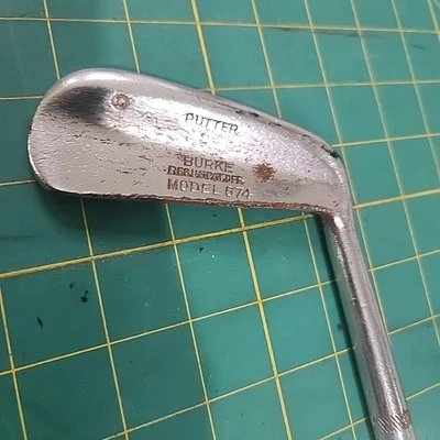 Burke Model 674 Putter Golf Ladies Club 9 RH 32" Blade Steel Shaft Vintage - Image 1 of 4