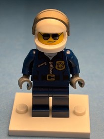 LEGO City Minifig cty04487a - City Helicopter Pilot - Light Scratches/No Cracks