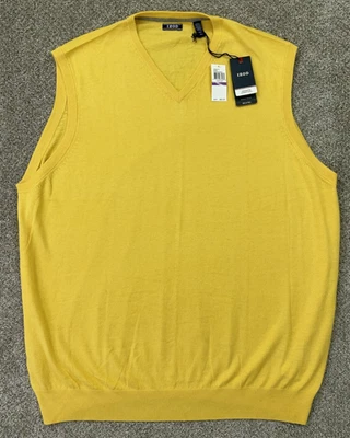 Suéter Izod Hombres XXLT Alto Amarillo Heritage Essent Elástico Natural - NUEVO PRECIO DE VENTA SUGERIDO POR EL FABRICANTE $60 Foto 1 de 4