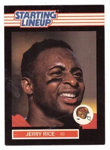 Tarjeta de fútbol americano Jerry Rice Starting Lineup 1989 San Francisco 49ers A - Imagen 1 de 2