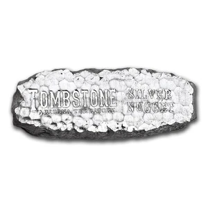 10 oz Silver Bar - Tombstone Silver Nugget - Picture 1 of 4