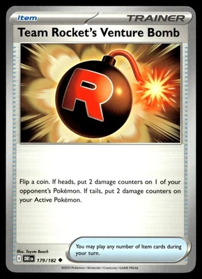 Team Rocket's Venture Bomb 179/182 SV10: Destined Rivals - Image 1 of 2