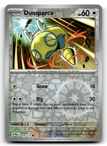 Dunsparce 128/162 Reverse Holo Common SV05: Temporal Forces LP - Picture 1 of 2