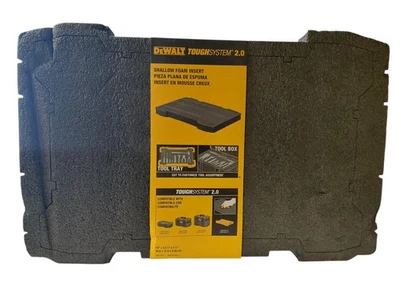 DeWALT TOUGHSYSTEM 2.0 Shallow Foam Insert 19" x 12-1/2" x 1-1/2" - Image 1 of 2