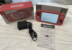 Nintendo Switch Lite HDH-001 Coral in Box - 2TB SD Card - PPSKN (346933) - Picture 1 of 16