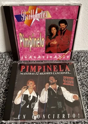 PIMPINELA: En Concierto! & Brillantes (MISPRINT)  1st US Press- 2 CD Lot - RARE - Image 1 of 4