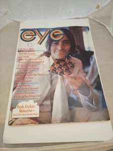 The Beatles ‘Eye Magazine’ Sept. 1968 issue w/ Bob Dylan poster excellent cond - Picture 1 of 3