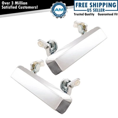 Пара хромированных наружных дверных ручек левая водитель правая пассажирская 2 шт для Samurai - Изображение 1 из 4