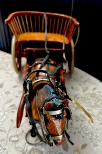 Figura de caballo carro de concierto tirado por caballos - hecha a mano, detallada - Imagen 1 de 7