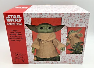 Star Wars Grogu Baby Yoda Weihnachtsbaum Topper Spitze Christbaumspitze Krone - Bild 1 von 4