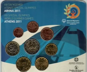 GREECE 2011 BLISTER, BU COINS - Picture 1 of 2