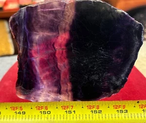 A Grade Rainbow Fluorite Slab  - Picture 1 of 9