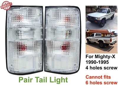 FOR TOYOTA HILUX PICKUP MK3 LN RN YN 2 4WD TAIL REAR LAMP LIGHT CLEAR 1990-1995 - Image 1 of 4