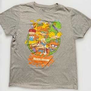 NICKELODEON Assorted Cartoon Characters Men’s Large Catdog Rugrats Rocko Arnold - Picture 1 of 3