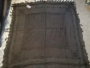 Zuiki Scarf Dark Grey Patterned New with tags Italian design - Picture 1 of 6