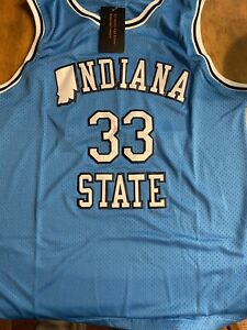Larry Bird #33 Indiana State 1979 College Men Basketball Jersey Stitiched XL
