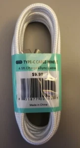 Samsung USB-C Type C Fast Charging Cable Galaxy S8 S9 S10 Plus Note 8 9 Nylon - Picture 1 of 3