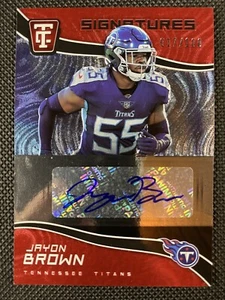 Panini Chronicles 2021 totalmente certificado marrón rojo automático/100 #TCS-JBR - Imagen 1 de 2