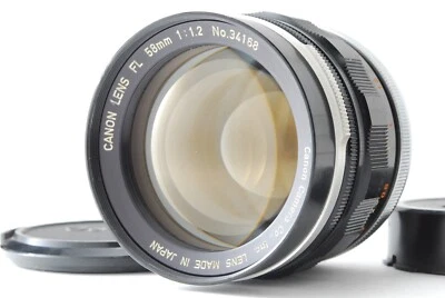 【N COMO NUEVO SIN AMARILLAMIENTO】Lente Canon FL 58mm f/1.2 MF Montaje FL FD Foto 1 de 4