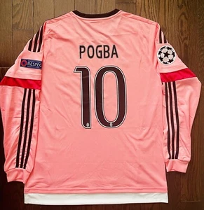 Juventus 2015/16 POGBA Soccer Away Jersey - Size XL Men - Picture 1 of 5