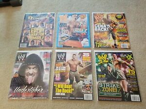 WWF Royal Rumble 1990 Program & 5 WWE Magazines Lot!   Cena, Undertaker!