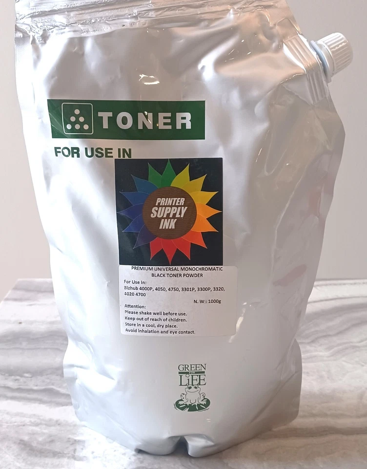 Refil de toner (1000g) para Bizhub 4000P, 4050, 4750, 3301P, 3300P, 3320, 4020 4700 - Imagem 1 de 1