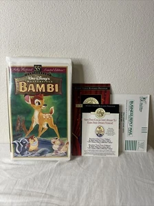 Bambi: 55th Anniversary Walt Disney's Masterpiece (VHS, Limited Edition) - Picture 1 of 8