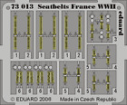 Eduard 1/72 Seatbelts France Wwii 73013