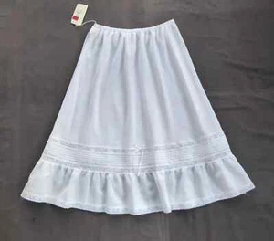 BNWT ST Michael M&S vintage white Half Slip/ Petticoat Size 14 / 16 Label S18/20 - Picture 1 of 7
