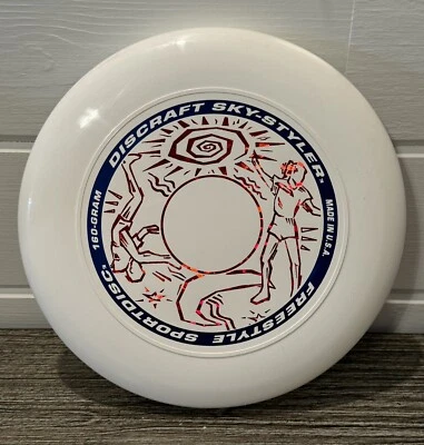Discraft Sky-Styler Freestyle SportDisc Logo Blanco 160 Gramos Foto 1 de 2
