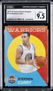 2011 PANINI PAST & PRESENT #114 STEPHEN CURRY CGC 9.5 - Picture 1 of 2