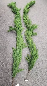 NEW 72" Faux Cedar Garland Realistic Cedar | 2 Pieces - Picture 1 of 7