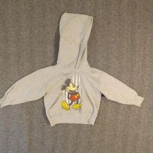 Walt Disney World Mickey Mouse Hoodie Youth XS Pullover Cotton Blend LS Gray - Picture 1 of 7