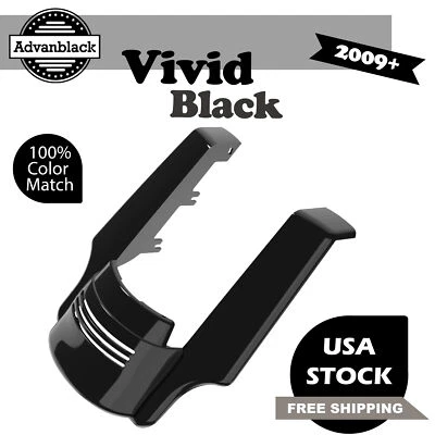 Extensión de guardabarros trasero estirado negro vivo doble recorte para Harley Touring 2009+ Foto 1 de 4