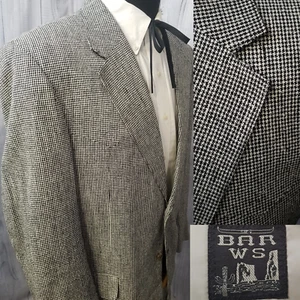 Chaqueta Abrigo Deportivo Rockabilly Blazer Gris Para Hombre Bar WS Western Yoke 44r-46r SEDA - Imagen 1 de 21