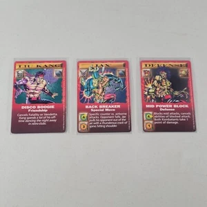 Mortal Kombat Trading Cards 1992 Lui Kang Jax Defense 3 Karten Lot - Bild 1 von 5