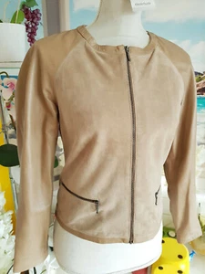 Damen Lederjacke  CAROLL Lammnappa mit 3/4 Ärmel wie NEU! Gr. 38 - Bild 1 von 11