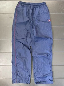 Vintage 90s Wilson Athletic Track SweatPants Jogger Tennis Logo Blue XL - Picture 1 of 8